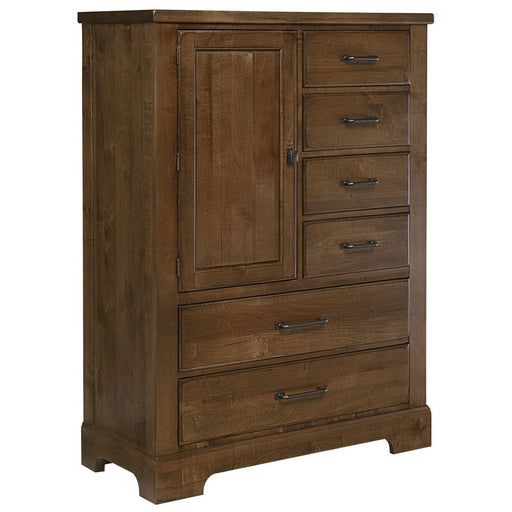 Vaughan-Bassett Cool Rustic - 6-Drawers Standing Chest - Amber
