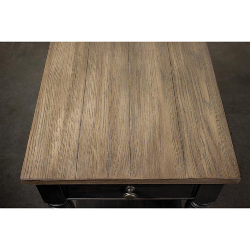 Riverside Furniture Barrington Two Tone - End Table - Antique Oak/Matte Black