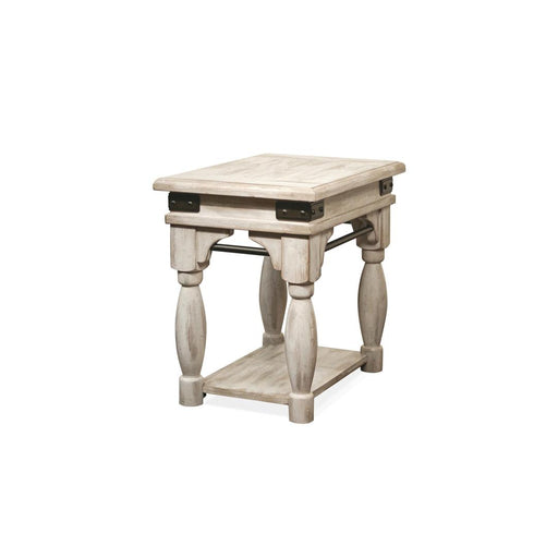 Riverside Furniture Regan - Chairside Table - Farmhouse White