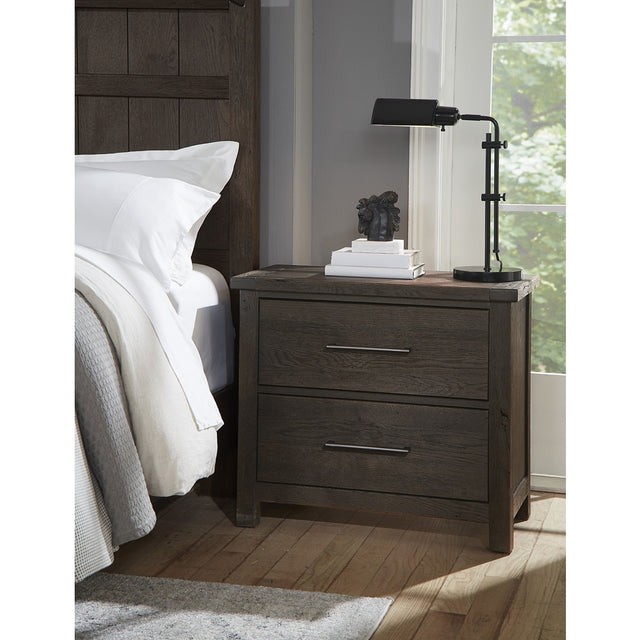 Vaughan-Bassett Dovetail - 2-Drawer Night Stand - Java