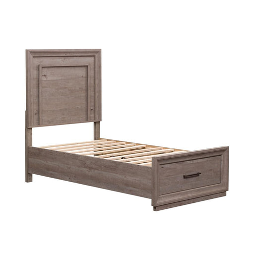 Liberty Furniture Horizons - Twin Storage Bed - Medium Gray