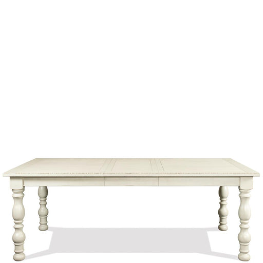 Riverside Furniture Aberdeen - Rectangle Dining Table - Weathered Worn White