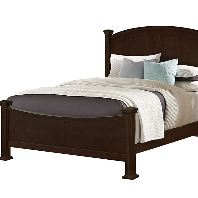 Vaughan-Bassett Bonanza - Queen Poster Bed - Merlot