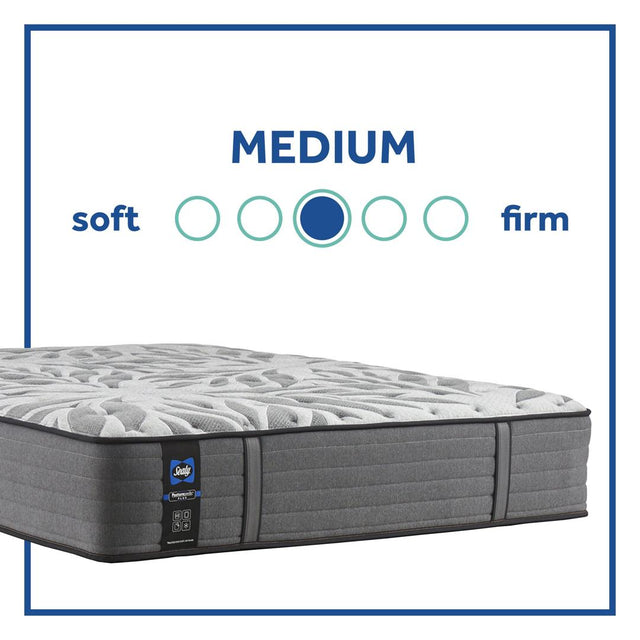 Sealy PosturePedic Plus - Satisfied II Medium Tight Top Mattress - Queen