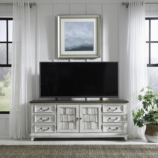 Liberty Furniture River Place - 75" Entertainment Console - White