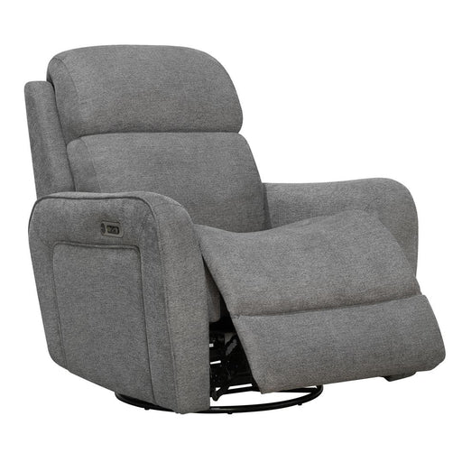 Parker House Quest - Powered by FreeMotion Swivel Glider Cordless Recliner - Upgrade Charcoal