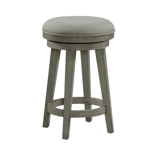 Liberty Furniture Ivy Hollow - Upholstered Swivel Stool - White