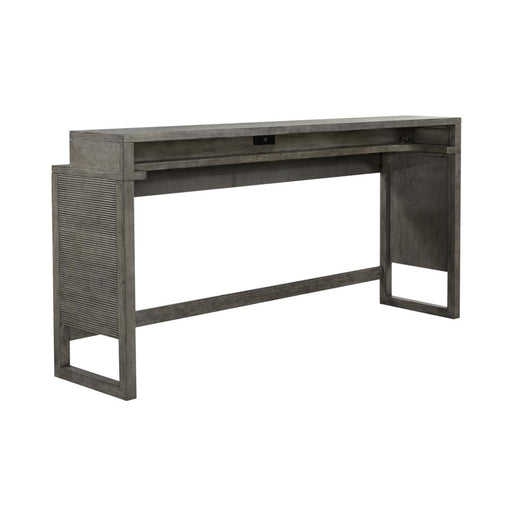 Liberty Bartlett Field Console Bar Table - Medium Gray