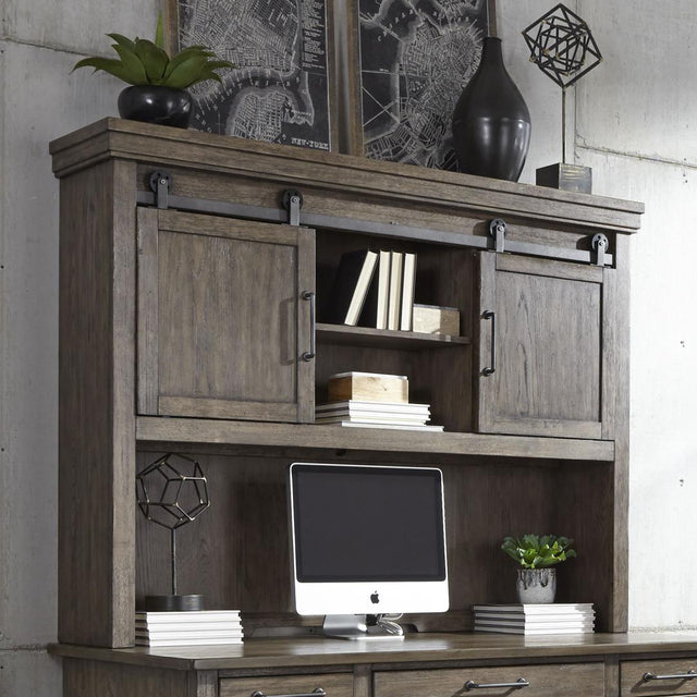 Liberty Sonoma Road Credenza Hutch - Light Brown