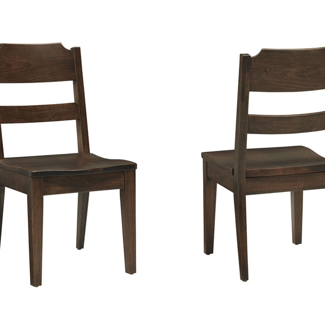 Vaughan-Bassett Crafted Cherry - Ladderback Side Chair - Dark Cherry