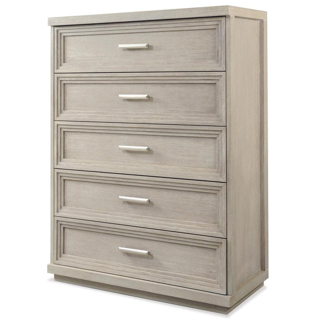 Riverside Furniture Cascade - 5-Drawer Nightstand - Beige