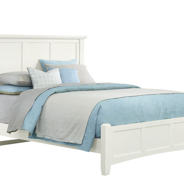 Vaughan-Bassett Bonanza - Queen Mansion Bed - White