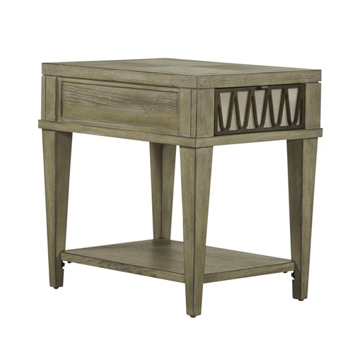 Liberty Furniture Devonshire - Chair Side Table - Weathered Sandstone
