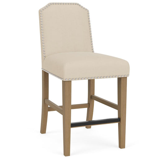 Riverside Furniture Mix-N-Match Chairs - Clipped Top Upholstered Stool - Beige
