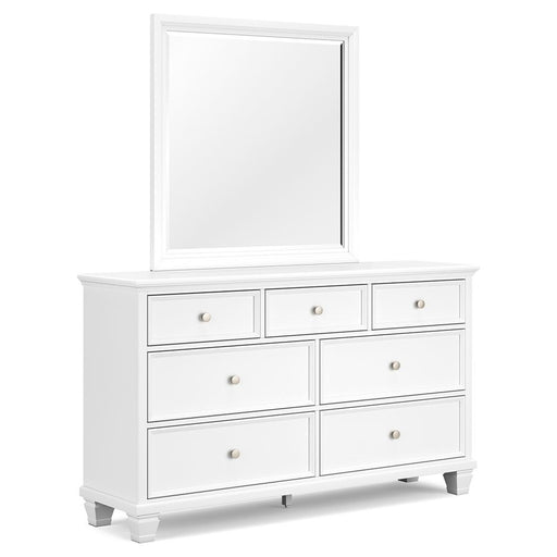 Ashley Fortman - White - Dresser And Mirror