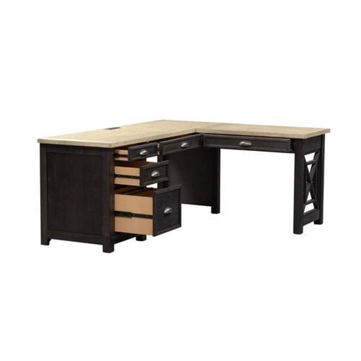 Liberty Heatherbrook Opt L Shaped Desk Set - Black