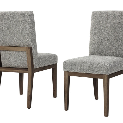 Vaughan-Bassett Dovetail - Upholstered Side Chair - Charcoal - Aged Grey
