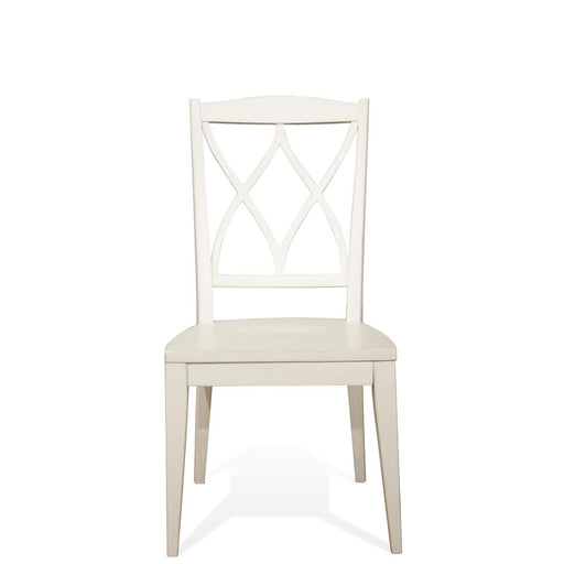 Riverside Furniture Myra - Back Side Chair (Set of 2) - Paperwhite
