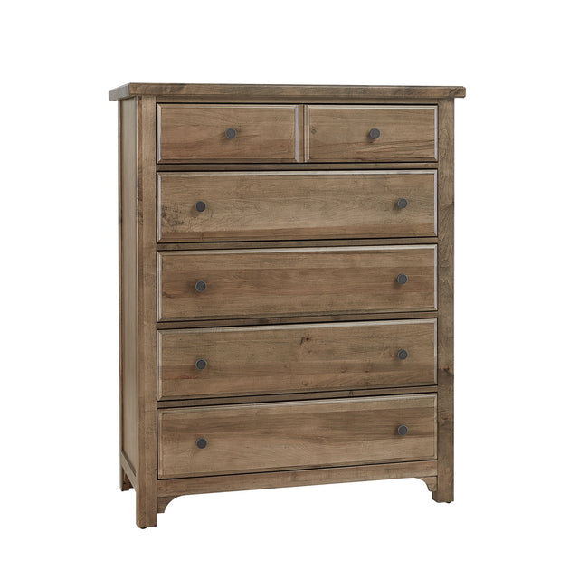 Vaughan-Bassett Cool Farmhouse - 5-Drawer Chest - Natural