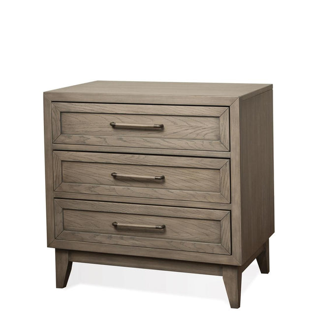 Riverside Furniture Vogue - Three Drawer Nightstand - Dark Brown