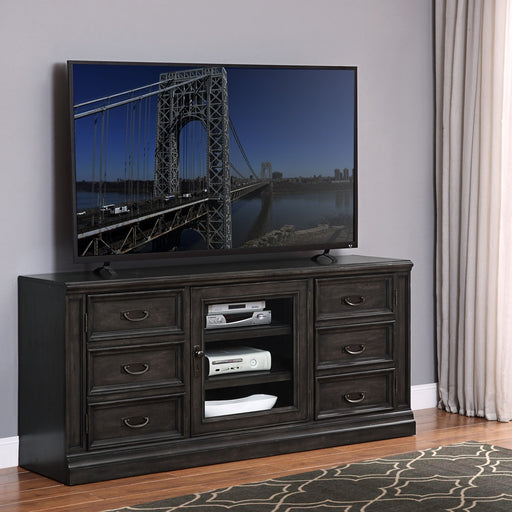 Parker House Washington Heights - TV Console - Washed Charcoal