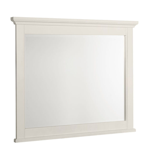 Vaughan-Bassett Bungalow - Master Landscape Mirror - Lattice (Soft White)