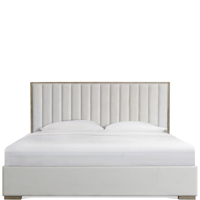 Riverside Furniture Pasadena - Queen Upholstered Bed - White