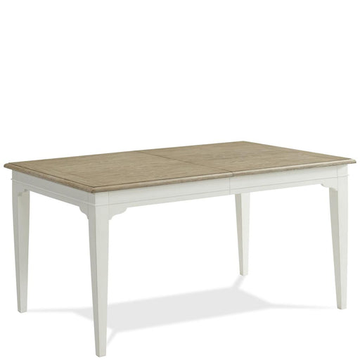 Riverside Furniture Myra - Rectangle Leg Dining Table - Natural/Paperwhite