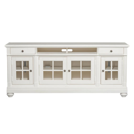 Liberty Furniture Harbor View - 74" Entertainment TV Stand - White