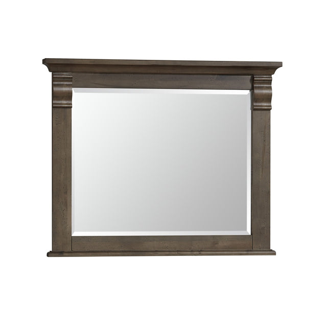 Vaughan-Bassett Carlisle - Corbel Mirror - Dark Sable