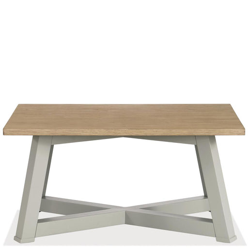 Riverside Furniture Beaufort - Small Cocktail Table - Timeless Oak / Gray Skies