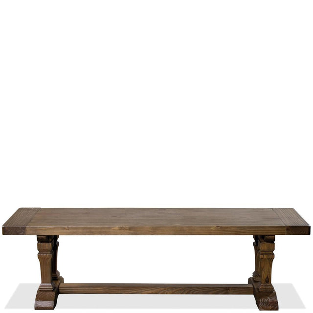 Riverside Furniture Hawthorne - Dining Bench - Barnwood