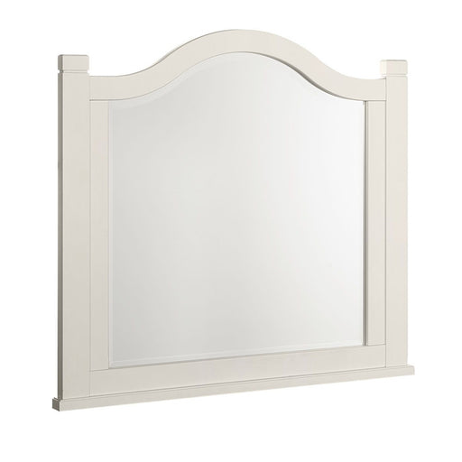 Vaughan-Bassett Bungalow - Master Arched Mirror - Lattice (Soft White)
