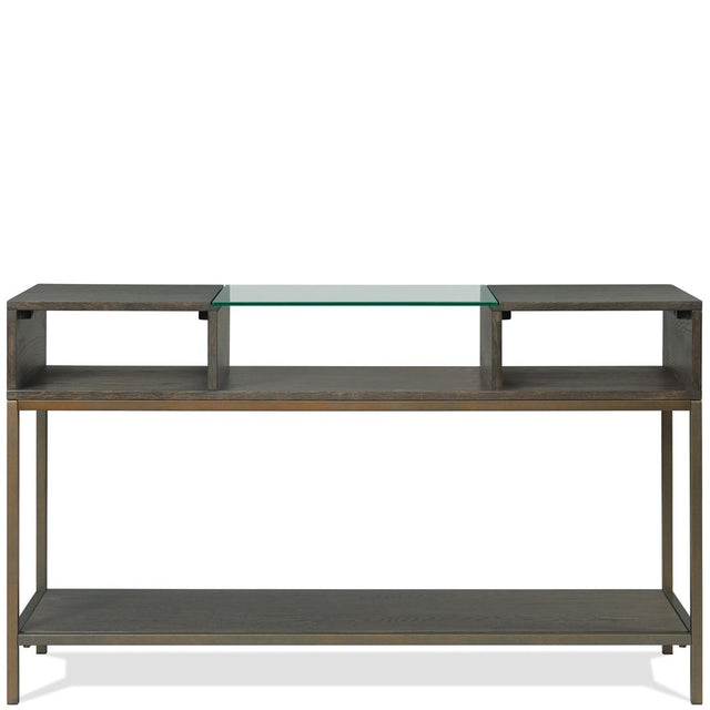 Riverside Furniture Hyde - Rectangle Console Table - Brown, Dark