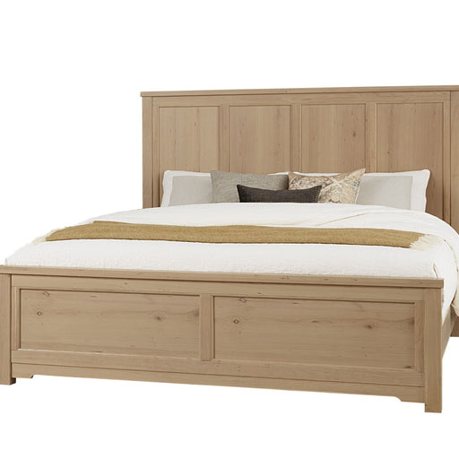 Vaughan-Bassett Crafted Cherry - Ben's 6 Panel King Bed - Bleached Cherry