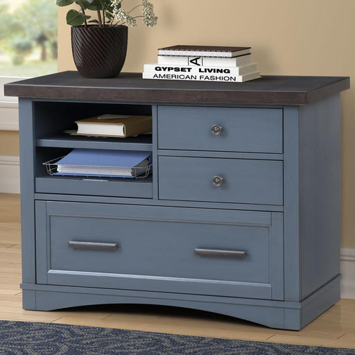 Parker House Americana Modern - Functional File with Power Center - Denim