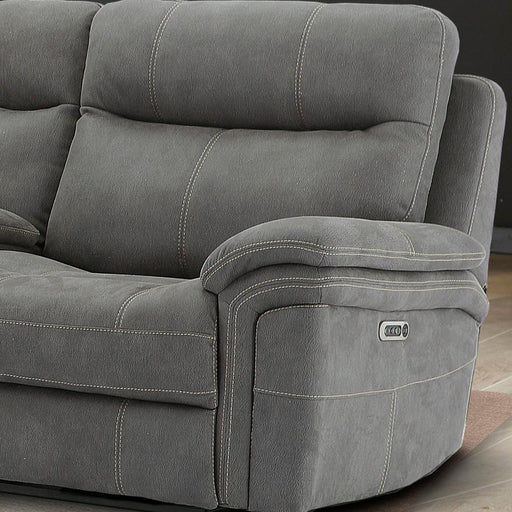 Parker House Mason - Power Reclining Sofa Loveseat And Recliner - Carbon