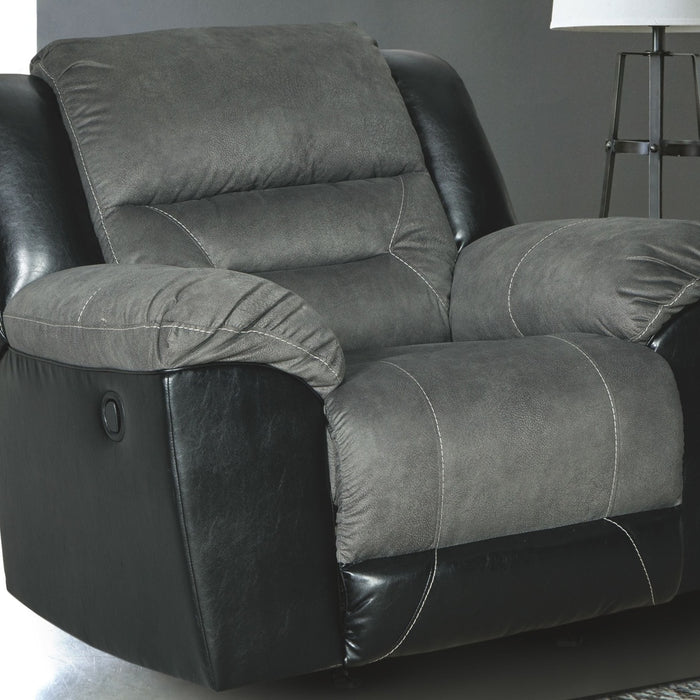 Earhart slate online reclining sofa