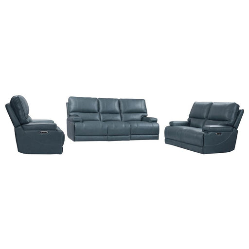 Parker House Whitman - Powered By Freemotion Power Reclining Sofa Loveseat And Recliner - Verona Azure