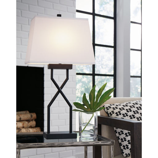 Ashley Brookthrone Metal Table Lamp (2/CN)