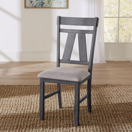 Liberty Lawson Splat Back Side Chair (RTA) - Dark Gray