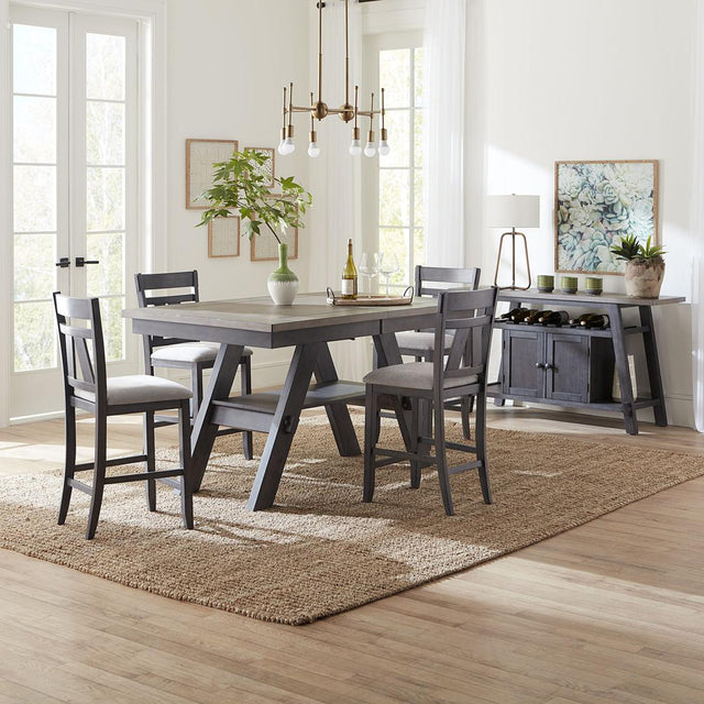 Liberty Lawson 5 Piece Gathering Table Set - Dark Gray