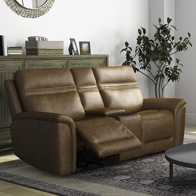 Liberty Furniture Cooper - Loveseat With Console P3 & ZG - Camel