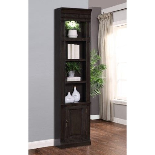 Parker House Washington Heights - Open Top Bookcase - Washed Charcoal