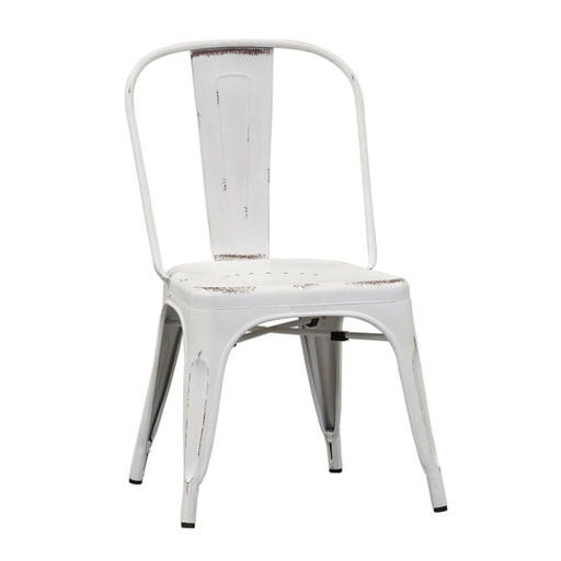 Liberty Vintage Series Bow Back Side Chair - Antique White - Metal