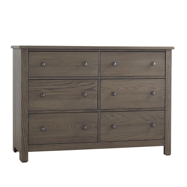 Vaughan-Bassett Fundamentals - 6 Drawer Dresser - Grey