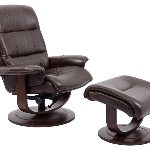 Parker House Knight - Manual Reclining Swivel Chair and Ottoman - Robust