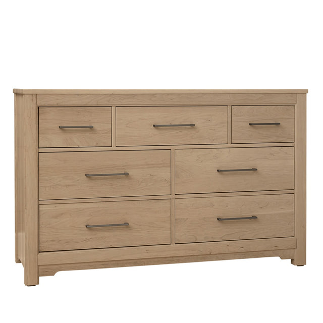 Vaughan-Bassett Crafted Cherry - Dresser - 7 Drawers - Bleached Cherry