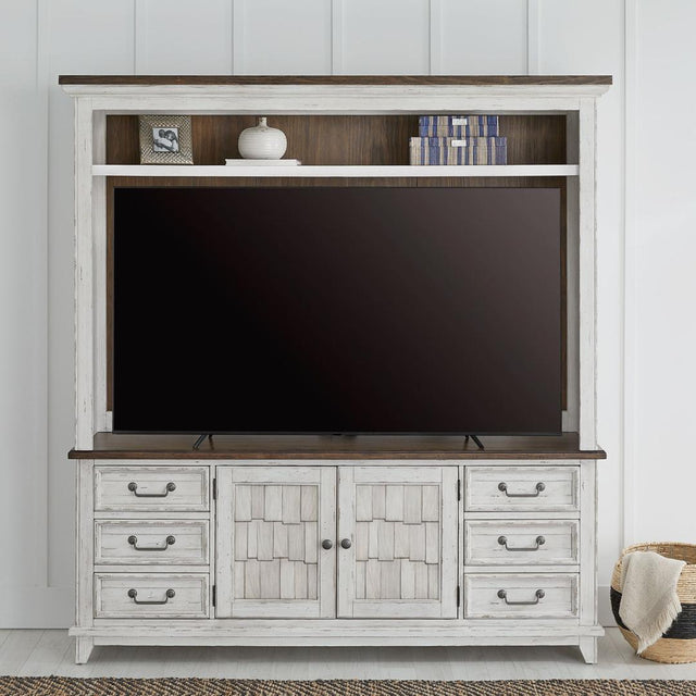 Liberty Furniture River Place - Entertainment Center - White