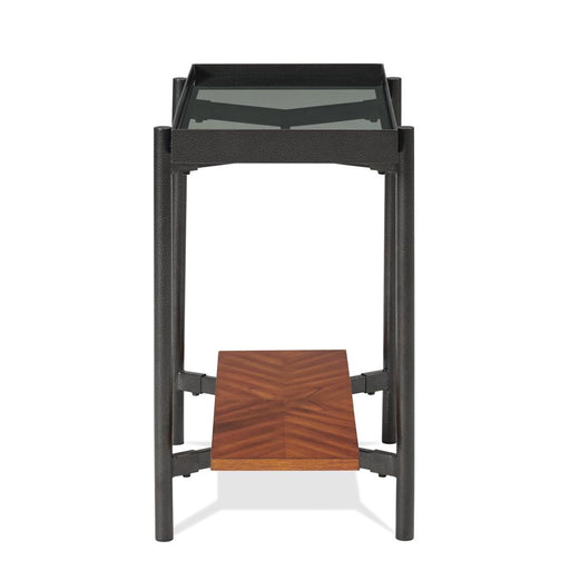 Riverside Furniture Lennox - Rectangle Chairside Table - Rosewood